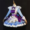 Game LOL Gwen Cosplay Costume Doll Shoes Wig Cosplay Anime Cafe Cutie Sweet Lolita Dress Maid Outfit For Women Girls