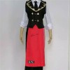 Game Genshin Impact Diluc Cosplay Costume KFC Diluc Genshin Cosplay Men Waiter Uniform Wig Anime Halloween Party Outfit