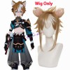 Game Genshin Impact Gorou Cosplay Costume Fox Tail Ears Anime Wig Cosplay Carnival Party Costume For Men Boy Women