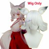 Game Genshin Impact lnazuma Kitsune Saiguu Cosplay Kimono Dress Women Anime Fox Ears Tails Fairy Cosplay Costume Wig