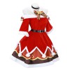 Genshin Impact Cosplay Barbara Christmas Hoop Skirt Dress Cosplay Costume