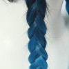 Genshin Impact Cosplay Venti Gradient Blue Braided Cosplay Wigs